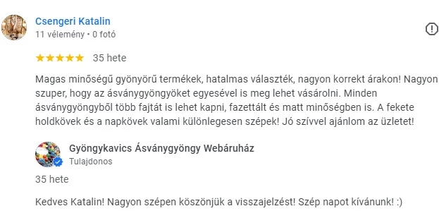 Gyöngykavics webáruház