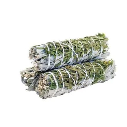 White Sage Ruda Rue Fehér Zsálya Rutafű Füstölő 25-30g