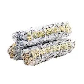   White Sage Sweetgrass Fehér Zsálya Édesfű Füstölő 25-30g
