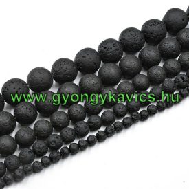 Lávakő Ásványgyöngy  10mm