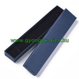   Kék Nyaklánc Díszdoboz Ékszerdoboz Ajándékdoboz 21x4x2cm