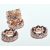 Rózsaarany (5) Színű Fehér Cirkón Cirkónia Strasszos Charm Közdarab Köztes 10x3mm