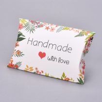   Kézzel Készült Szeretettel Handmade With Love Díszdoboz Ékszerdoboz Ajándékdoboz 12,5x7,6x2cm