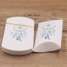   Fehér Álomcsapda Álomfogó Díszdoboz Ékszerdoboz Ajándékdoboz 8x5,5x2cm