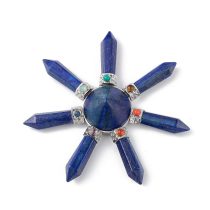   Lápisz Lazuli Lazurit 7 Csakra Ásvány Energetizáló Tértisztító Piramis 10x2cm