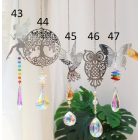 7 Csakra Ezüst Színű Tündér Angyal (43) Napfogó Feng Shui Prizma 38-43cm