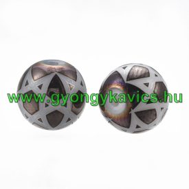   Bronz Csillag Üveggyöngy Nyaklánc Karkötő Ékszer Dísz Közdarab Köztes 8mm