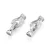 Ezüst Színű Cirkónia Strasszos Karkötő Kapocs 24x9,5mm