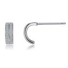 925 Ezüst Cirkón Cirkónia Minőségi Fülbevaló 8x3mm