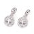 Ezüst Színű (2) Cirkón Cirkónia Strassz Életfa Charm 14x12mm