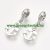 Ezüst Színű Strasszos Horgony Charm Medál Nyaklánc Karkötő Ékszer Dísz Köztes 27x11mm