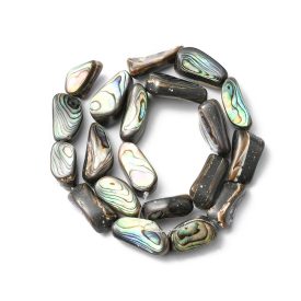 Abalone Paua Kagyló (2) Gyöngy 15-23x10-14x8-9mm