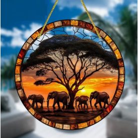 Afrika Elefánt (152) Napfogó 20cm