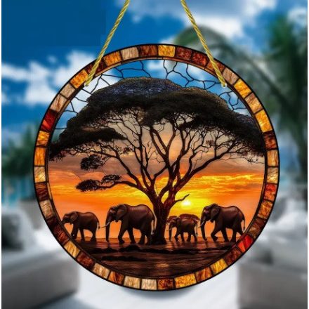 Afrika Elefánt (152) Napfogó 20cm