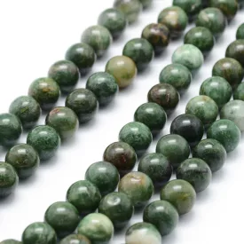 Afrikai Zöld Jade (2) Ásványgyöngy Gyöngyfüzér 6mm