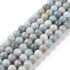 Akvamarin Ásványgyöngy 10mm