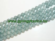Akvamarin Jade Ásványgyöngy 12mm