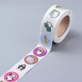 Állatok Állatos Mese (105) Matrica Kerek 25mm (500db)