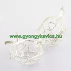 Alma Szív Angyalhívó Ezüst Színű Medál Nyaklánc 32,5x30,5x22,5mm