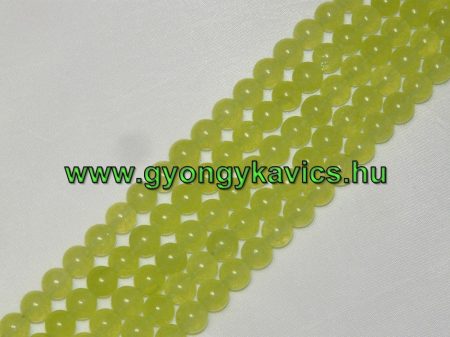 Almazöld Zöld Jade Ásványgyöngy 4mm