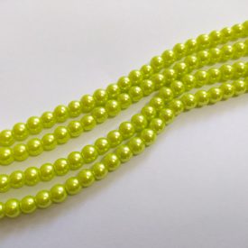 Almazöld Zöld Szintetikus Kagyló Gyöngy 6mm