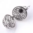 Antik Ezüst Színű (11) Angyalhívó Medál 32x29x25mm