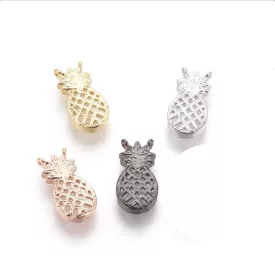 Arany Színű Ananász Medál 15,5x8mm