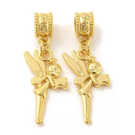   Arany Színű Angyal Tündér Csingiling Charm Köztes Ékszer Dísz 35x11mm