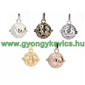 Aum Ohm Angyalhívó Arany Színű Medál Nyaklánc 20mm