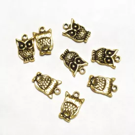 Arany Színű Bagoly Medál 16x10mm