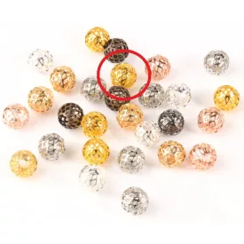   Arany Színű Nyaklánc Karkötő Ékszer Dísz Közdarab Köztes Charm 9x10mm