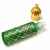 Arany "Dubai" Arab Zöld Mintás (9) Golyós Roll-On Parfüm Illóolaj Üvegcse 79x20mm 6ml 