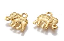 Arany Színű Elefánt Medál 11,8x13,5mm
