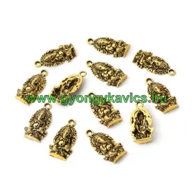 Arany Színű Elefánt Ganesha Medál 27x14mm