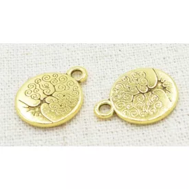 Arany Színű (1) Életfa Medál 23mm
