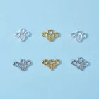 Arany Ezüst Nikkel Színű Nyaklánc Karkötő Ékszer Gyöngy Medál Csavaros Kampó Készlet 8x4mm (900db)
