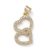 Arany Színű Fehér Cirkón Cirkónia Strasszos Szív Nyaklánc Karkötő Ékszer Dísz Medál 22,5x13mm