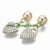 Arany Színű Fehér Strasszos Szív Charm Nyaklánc Karkötő Ékszer Dísz Közdarab Köztes 28x11mm