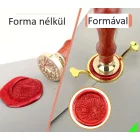 Arany Színű Fém Forma (3) Viaszpecsét Készítéshez