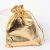 Arany Fényes Organza Tüll Díszzacskó Dísztasak 7x5cm
