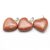 Arany Homokkő Szív Medál Ezüst Színű Akasztóval 20-22x20-21x5-8mm
