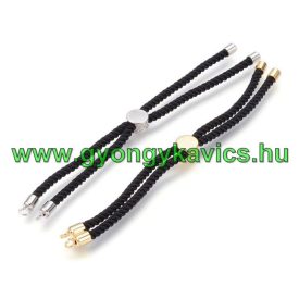 Fekete Karkötő Alap Arany Színű Csúsztatható Dísszel