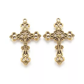 Arany Színű Kereszt Medál 43,5x26mm