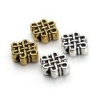 Arany Színű Kínai Szerencse Csomó Szerencsecsomó Nyaklánc Karkötő Ékszer Dísz Közdarab Köztes 9x11mm