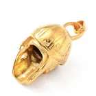 Arany Színű Koponya Nemesacél Medál 34x16,5mm