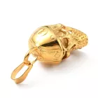 Arany Színű Koponya Nemesacél Medál 34x16,5mm