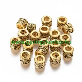   Arany Színű Nyaklánc Karkötő Ékszer Dísz Közdarab Köztes Charm 8,5x7mm