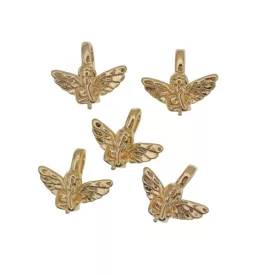 Arany Színű Angyal Medál 12x10x5mm