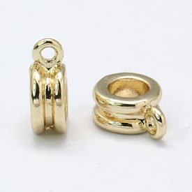   Arany Színű Medáltartó Nyaklánc Karkötő Ékszer Dísz Közdarab Köztes 12x8x4mm