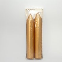 Arany Egyenes Gyertya Metál 16,5x2,8cm